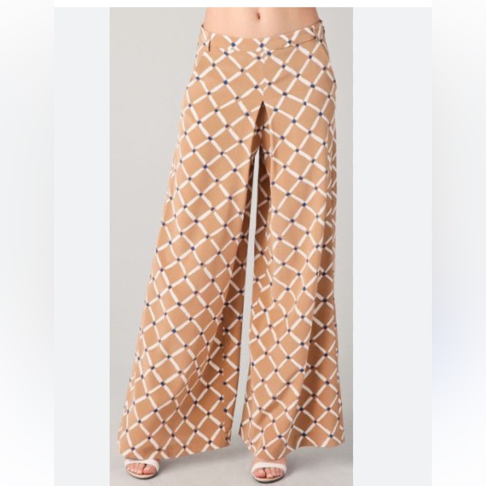 TIBI SILK PALAZZO PANTS